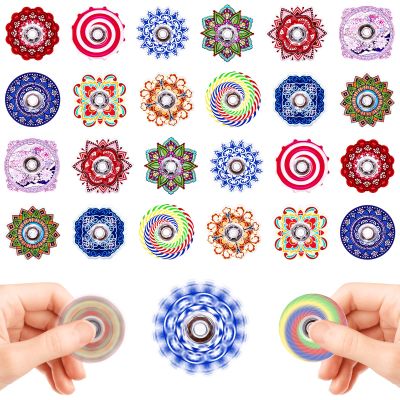 24 Pack Fidget Spinners Bulk, Mini Fidget Spinner for Kids Fidget Toys Adults  Party Favors & Classroom Prize for Autism ADHD, Stress Relief