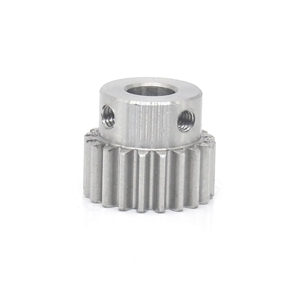 1 Mod 17Teeth Stainless Steel Pinion Gear 1M17T Motor Spur Gear Bore 7mm Outer Dia 19mm