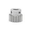 1 Mod 17Teeth Stainless Steel Pinion Gear 1M17T Motor Spur Gear Bore 7mm Outer Dia 19mm view 1