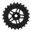 1/8 RC Truck Wheels 4pcs High Grip Rubber Tires Lightweight Portable RC Car Accessories for HPI Off Road Vehicle view 4