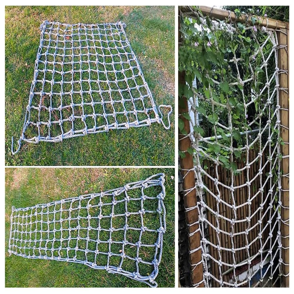 Outdoor Climbing Net for Kids & Adults - 1x5m Safety Rope Net, Backyard Cargo Climbing Net, Fun Outdoor Activity for Play & Adventure
