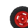 2Pcs Set 50mm Wheel Rim Rubber Tire Metal Tyre Set High Performance Upgrade Parts for Axial SCX24 1/24 RC Car Aluminum Alloy Rubber Material (Red) view 4