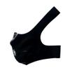 monbvxcerk Black Latex Mask Cross Mouth Cover Mask with Handmade for Catsuit Cosplay (XXL) view 2