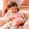 DONTNO Realistic 12" Baby Doll with Pacifier & Bottle, Soft Lifelike Newborn Doll for Toddlers, Pretend Play Toy Gift for Kids 3+ view 2