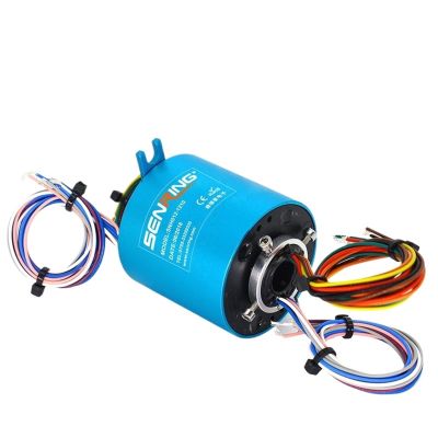 12 Channels 2A Per Wire Whole Body Length 72mm Bore Shaft Slip Ring Rotary Union/Joints OD86mm ID 25.4mm(25.4X86mm 12CH 10A)