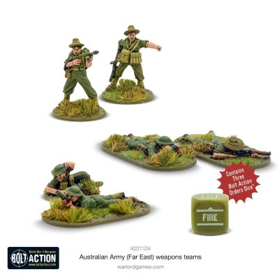 Bolt Action: Australian Army (Far East) Weapons Teams