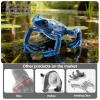 THINKBAY 9PCS Amphibian Animals Figurines Toys for Kids with Rainforest Reptile Animals Figurines Include Salamanders, Ichthyophis, Frog Figures, Cake Toppers Party Favors for Toddler view 3