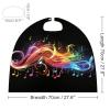 Renaissance Cape Halloween Costume for Men Women Rainbow Musical Note Melody Vintage Capelet for Cosplay Parties view 2