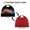 Renaissance Cape Halloween Costume for Men Women Rainbow Musical Note Melody Vintage Capelet for Cosplay Parties view 3