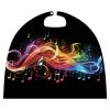 Renaissance Cape Halloween Costume for Men Women Rainbow Musical Note Melody Vintage Capelet for Cosplay Parties view 4