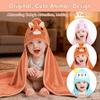 14 PCS Baby Towels, 3 PCS Soft Hooded Baby Towels & 11 PCS Washcloths, Baby Bath Towels for Newborns, Infants & Toddlers, Ultra Absorbent, Cute Baby Towel Gift for Girls view 3
