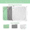 14 PCS Baby Towels, 3 PCS Soft Hooded Baby Towels & 11 PCS Washcloths, Baby Bath Towels for Newborns, Infants & Toddlers, Ultra Absorbent, Cute Baby Towel Gift for Boys & Girls view 2
