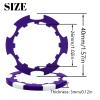 pensode Custom Ceramic Clay Poker Chips Double-Sided Full-Color Personalized Printing Put Image Logo Business Cards for Texas Hold 'em Golf Casino Drink Tokens Pack of 25-1000 (Green) (Purple) view 2
