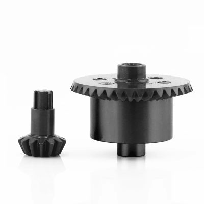 RC Car Accessories For Arrma For Kraton For Senton Big For Rock For Granite For Outcast 4x4 1/10 Metal Differential Case 37T Input Main Gear 13T Rc Car Replacement(Black)