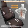 VIUDMEK Front Set Car Seat Covers for Jeep Patriot 2007-2017 Leather Seat Covers Waterproof Only Front Seats Car Seat Protectors Breathable Seat Cover Black&Coffee(with 2 Pillows) view 4