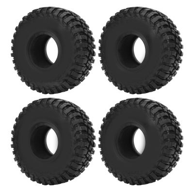 4pcs 1.9 Inch RC Crawler Rubber Tires for SCX10 1/10 Vehicles Superior Traction Shock Absorption RC Car Tires Tyre Wheel