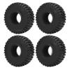 4pcs 1.9 Inch RC Crawler Rubber Tires for SCX10 1/10 Vehicles Superior Traction Shock Absorption RC Car Tires Tyre Wheel view 1