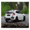 1 18 Diecast for Honda Civic Type R FK8 2020 Full Open Alloy Simulation Racing Car Model Metal Ornaments(Black) view 4