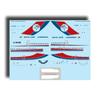 26Decals 72-125 1/72 Dan Air London 727-200 Decal for Aircraft view 1