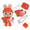 17cm Doll Clothes,Outfit for 17cm Doll Clothes,Clothes Set for 6.7in Dress Up,Accessories for 6.7in,Gifts for 17cm Doll Lovers(Style-D) view 1