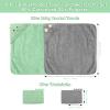 10 PCS Cute Baby Towels Set, 2 PCS Soft Baby Hooded Towels & 8 PCS Washcloths, Baby Bath Towels for Newborns, Infants & Toddlers, Ultra Absorbent, Cute Baby Towel Gift for Boys & Girls view 2