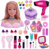 Doll Head Hair Styling Makeup for Adult (Purple) view 1
