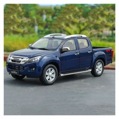 1 18 for Isuzu D-MAX Diecast Alloy Pickup Car Model Simulation Metal Vehicle Adult Collectible Souvenir