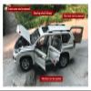 1 18 Diecast for Toyota Prado Full Open Alloy Off-Road Car Model High Simulation Collectible Ornament(White B) view 4