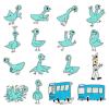 Ai fsem Don't Let The Pigeon Drive The Bus Fairy Tales Felt Board Story Sets Preschool Storytelling Learning Activities Performance Props Felt Toys view 1