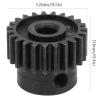 48P Metal Pinion Motor Gear Set 23T Anti Rust High Strength Durable RC Car Accessory for 1/10 1/16 Model RC Cars with M3 Screws view 3