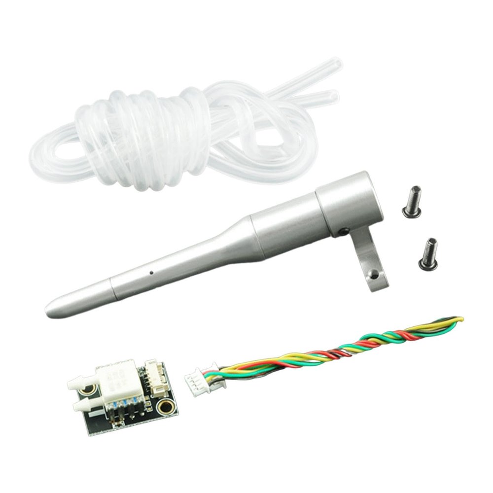 Airspeed Pitot Tube RC Airplane Accessory Differential Pitot Tube Kit with Piezoresistive Transducer 2.36inch Hose- Px4 Type