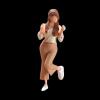 1/64 Scale Miniature Figure Hand Painted Resin Human Model for Park Street Scene Diorama Crafts Mini People Figurine view 2