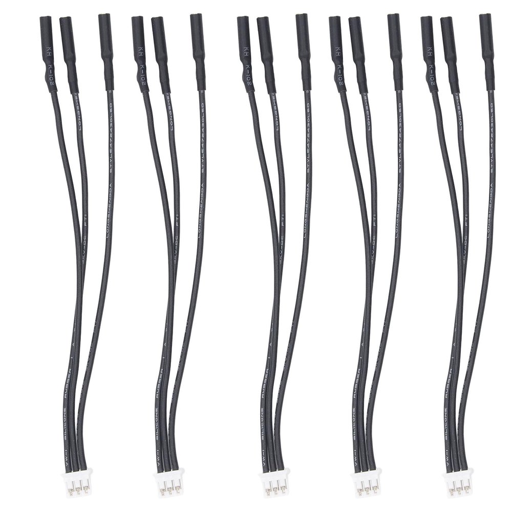 Brushless Motor ESC Connector Cable Universal 2.0mm Banana Plug to PH2.0 3P Plug Conversion Wire for RC Motor ESC Connection KYOSHO MINI Z Axial SCX24 12cm Length 5pcs