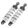 Domary Aluminum Alloy RC, Flexible Spring Dampers, 85mm Length, with High Strength, for SLASH 2WD RC Cars (Silver) view 1
