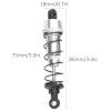 Domary Aluminum Alloy RC, Flexible Spring Dampers, 85mm Length, with High Strength, for SLASH 2WD RC Cars (Silver) view 4