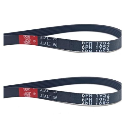 2 Pieces Drum Washing Machine Belt Dryer Belt 6PH 1952 Belt