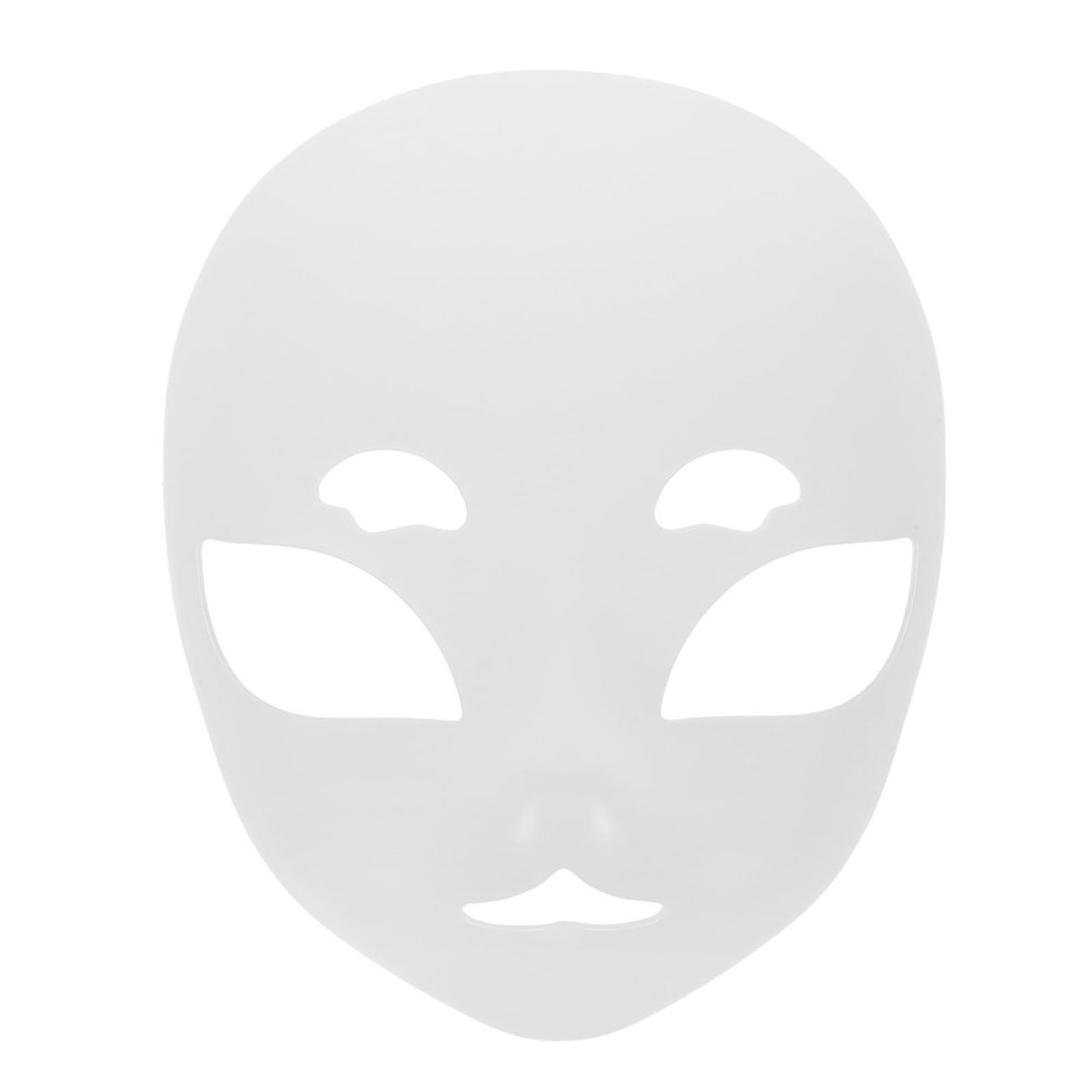 Abaodam Fursuit Head Base Mask: Blank Fursuit Head Base Unpainted White Animal Mask For Cosplay Halloween Masquerade Party Accessories
