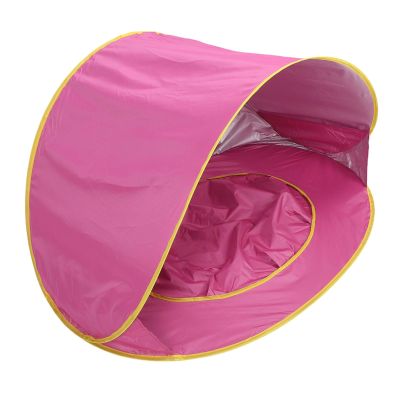 Cocoarm Pop Up Beach Tent, Beach Mussel Portable Baby Tray with Pool Storage Bags +Protection (Pink)
