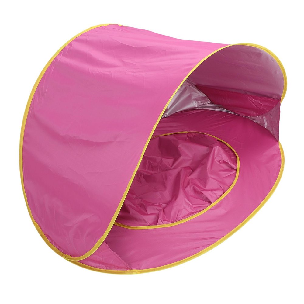 Cocoarm Pop Up Beach Tent, Beach Mussel Portable Baby Tray with Pool Storage Bags +Protection (Pink)