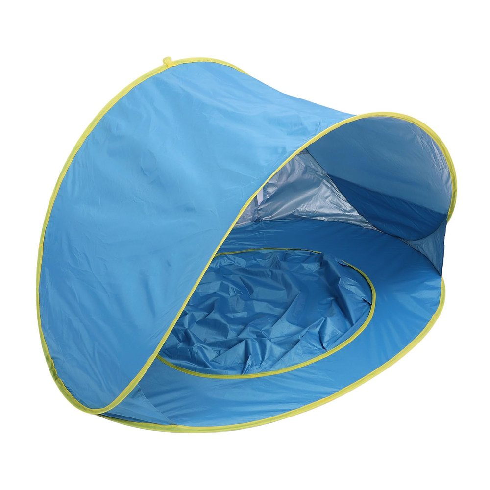 Cocoarm Pop Up Beach Tent, Beach Mussel Portable Baby Tray with Pool Storage Bags +Protection (Blue)