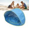 Cocoarm Pop Up Beach Tent, Beach Mussel Portable Baby Tray with Pool Storage Bags +Protection (Blue) view 2