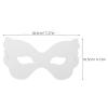 Abaodam 40pcs White Paper Masks: Diy Blank Masquerade Mask - Paintable Half Face Cover for Costume Mardi Gras Halloween Art Projects - Art Craft Supplies view 3