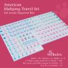Dogs and Cats Themed Mahjong Tile Set - American Mahjong Travel Set with 160 Acrylic engraved Tiles & Dice | Novelty Animal Themed Game for Family | Unique Gift for Pet Lovers and Mahjong Enthusiasts view 3
