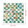 Flying Chess Game Portable Flying Chess with Transparent Tote Bag for Family Party Travel Camping view 3