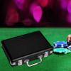 getuse Lockable Chip Case with Handle - Carrier, Casino Token & Card Box - Chip Organizer Holder view 2