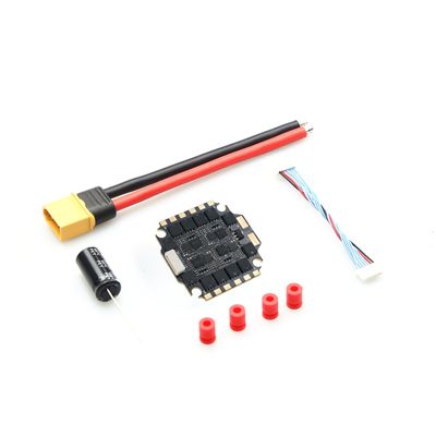 60A V3 4in1 ESC Set Premium Brushless Motor Speed Controller for FPV Drone Quadcopter Remote Control Plane High Performance Lightweight Durable 15g 2-6S LIPO (60A)
