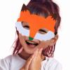 Animal Felt Mask Non-Woven Fabric Masquerade Mask for Celebrations Children Teens Costume Party- Fox view 2