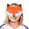 Animal Felt Mask Non-Woven Fabric Masquerade Mask for Celebrations Children Teens Costume Party- Fox view 4