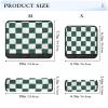 Nexawaveo Car Seat Strap Covers Checkered Green Soft Flannel Shoulder Pads for Baby Car Seat Stroller Backpack view 3