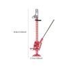 1/10 Scale Slideable Jack Metal Lifting Jack Decoration RC Vehicle Accessories for Controlled Toys RC Crawler Car- Red view 3